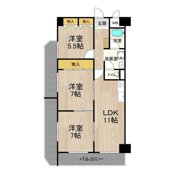 【間取り】 | サンメゾン