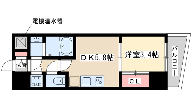 【間取り】 | セレニテ新大阪カルム