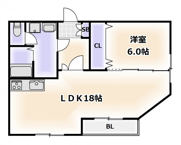 【間取り】 | ラパンジール大国4