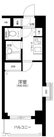 パレステュディオ目白の間取り|間取りです。