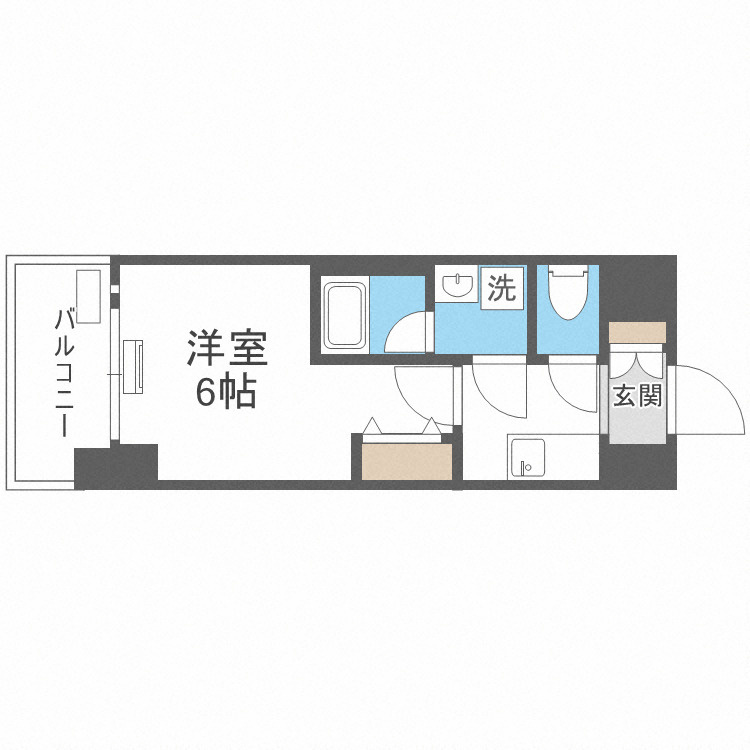 レオンコンフォート天王寺ヒルズの間取り
