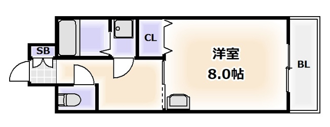 【間取り】 | ブルービー桜川駅前