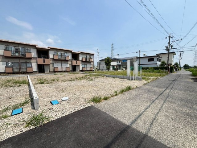 新築戸建　大垣市楽田町　全3区画分譲の外観|「現地（2026年8月3日）撮影」　
■外観写真　
■ヤマダ不動産　株式会社リライフ　