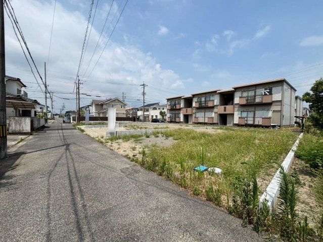 新築戸建　大垣市楽田町　全3区画分譲の外観|「現地（2026年8月3日）撮影」　
■全体写真　
■ヤマダ不動産　株式会社リライフ　