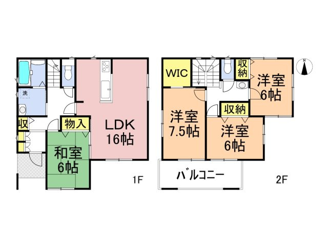 新築戸建　大垣市楽田町　全3区画分譲の間取り|■3号棟　■ヤマダ不動産　株式会社リライフ　
■夢のマイホーム購入をフルサポートします！