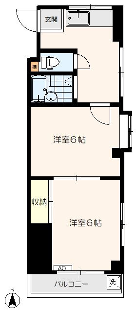 国分ビルの間取り