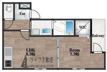 フジパレス吉田サウスの間取り