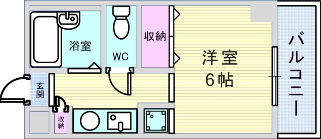 アクア豊中の間取り