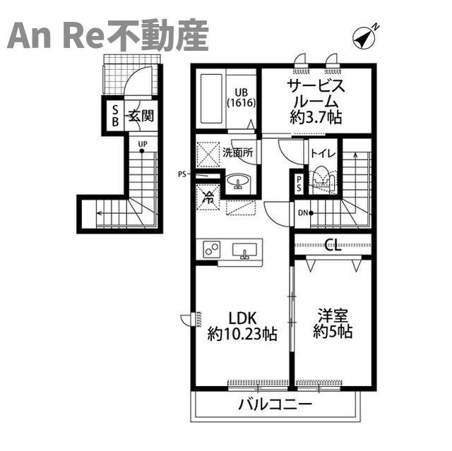 アムール 安行の間取り