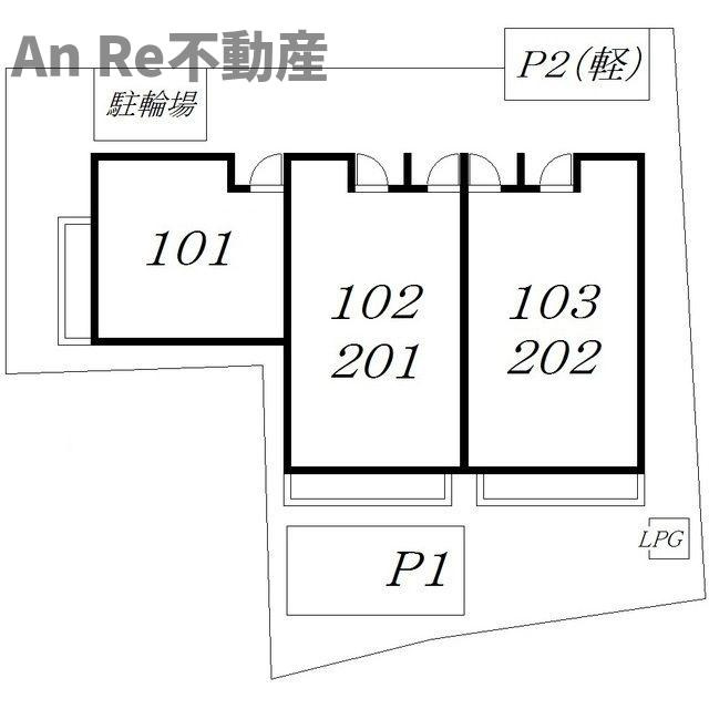 アムール 安行の区画図