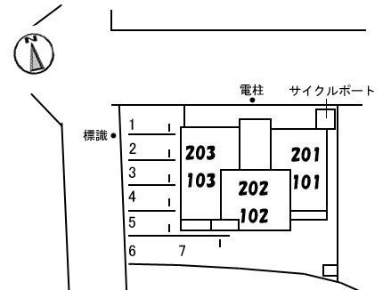 【駐車場】 | アムールＧ　