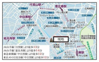 【地図】 | プライムアーバン目黒リバーフロント