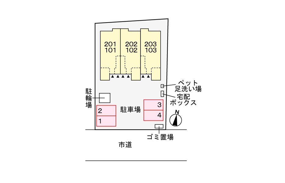 ノーヴルの区画図