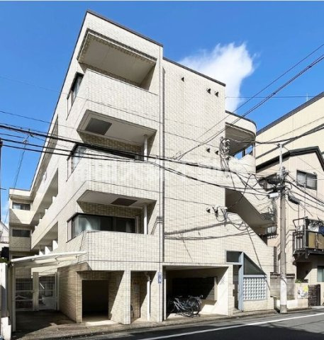 ジェミニ大森本町の外観|1990年3月築　RC鉄筋コンクリート造地上4階建て総戸数27戸の分譲賃貸マンション
東京都大田区大森本町2丁目　京浜急行本線平和島駅最寄り徒歩6分、東京モノレール流通センター駅徒歩15分