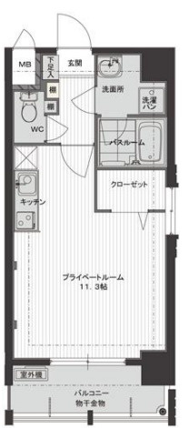 【間取り】 | レジデンシャルヒルズプライムスクエア 