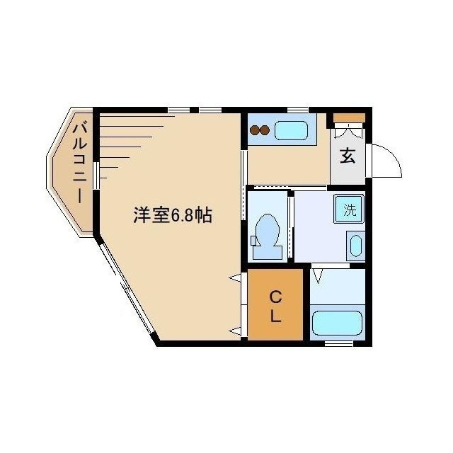 アクセス弥生弐番館の間取り|間取りです。