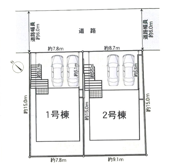 【区画図】 | 岡崎市滝町字芳殿51『仲介料無料』新築戸建て | 1号棟