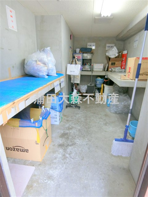 バレーヌ大森山王のその他共用部分|曜日時間関係なくゴミ捨て可能な敷地内ゴミ捨て場！