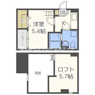 フィエスタ北島の間取り