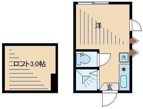 フェリスシトロンの間取り|間取りです。