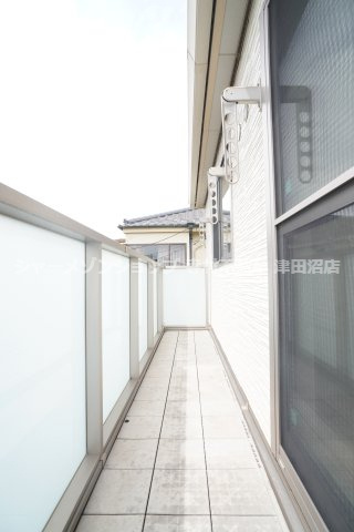 幕張町クラヴィエⅡのバルコニー