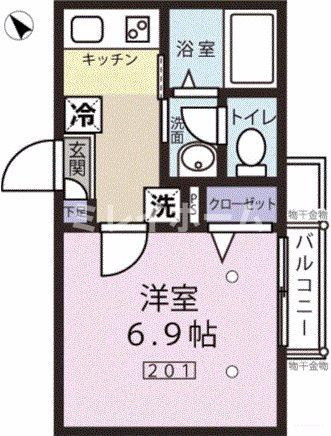 エスポワール東大井の間取り