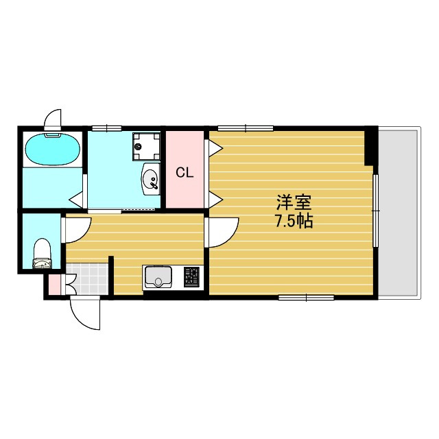 ハイツAntopoの間取り