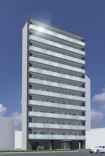 リヴシティ向島参番館の外観パース