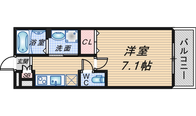 サンシャリテ向丘A棟の間取り