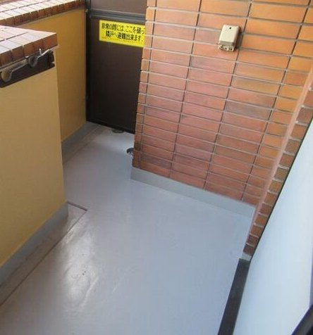 ハピネス池尻のバルコニー