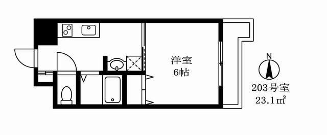 ハピネス池尻の間取り