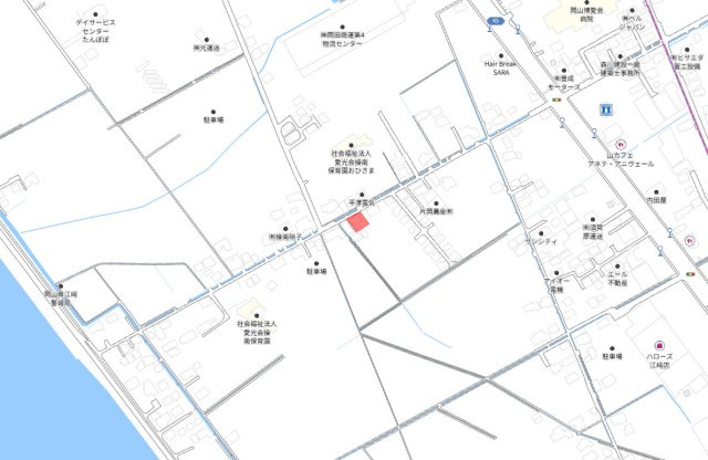 中区江崎　1区画の地図