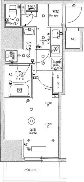 スカイコート板橋本町Ⅱの間取り
