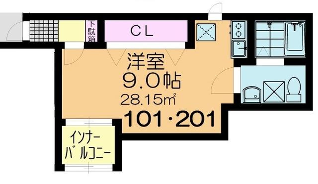 ｓｉｒｏ松戸の間取り