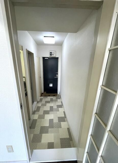 シンセイ１号棟の玄関|ゆったりとした玄関です