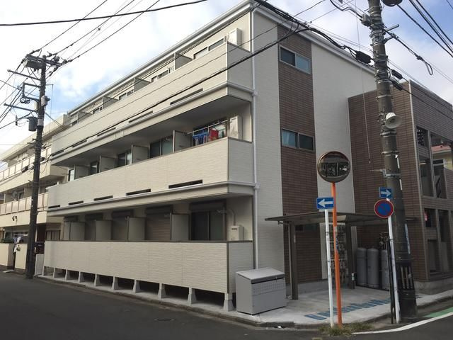 大和市大和東２丁目のアパートの外観