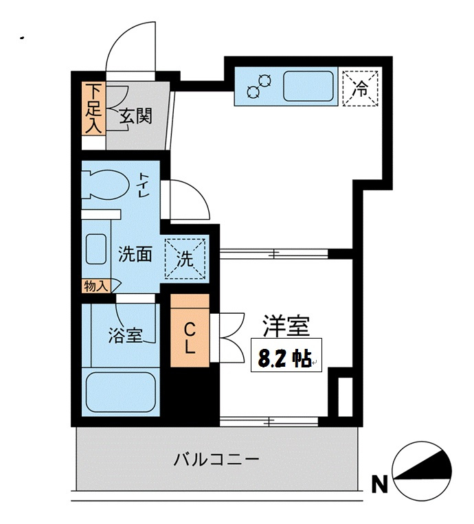 レジデンス雪谷大塚の間取り