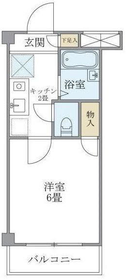 グリーンヒルの間取り|間取りです。