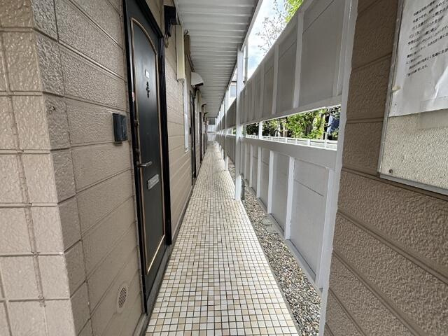 パティオ稔台Ａ棟のエントランス