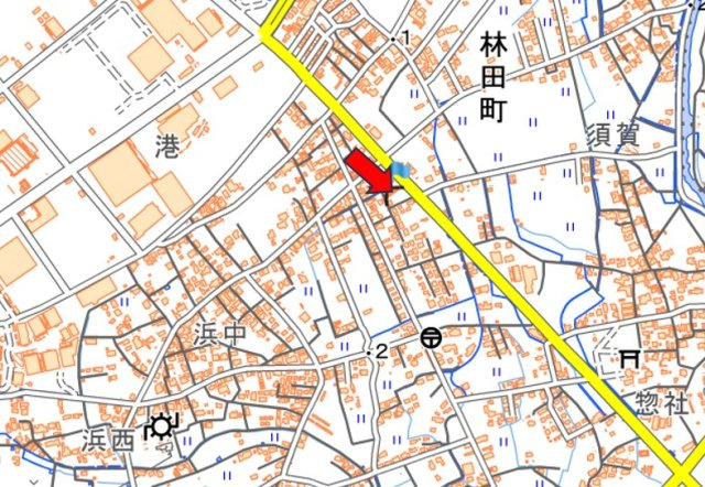 坂出市　2棟一括の地図