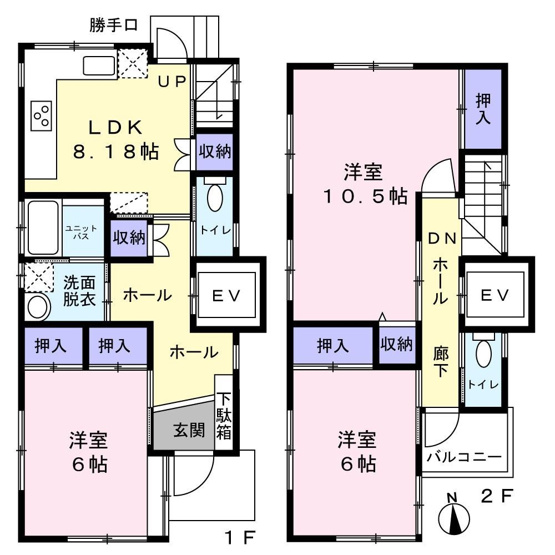 【間取り】 | 門田本町戸建