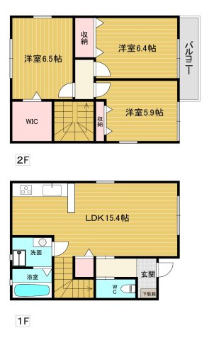 【間取り】 | 段上町７丁目貸家