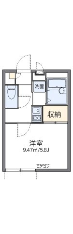 レオパレスヒルサイドの間取り