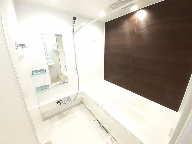 ルミエール（生駒市）の浴室|コンパクトで使いやすいお風呂です
