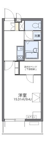 レオパレスＭＩＮＡＭＩⅢの間取り