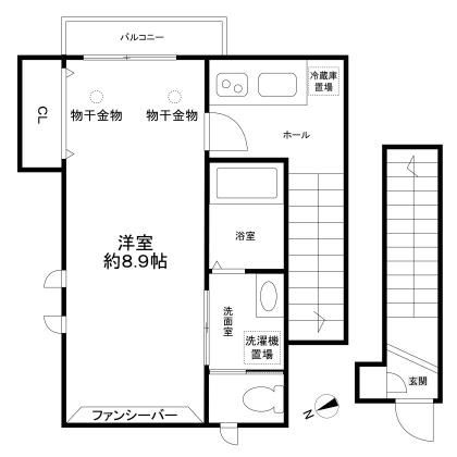 エスポア戸越の間取り