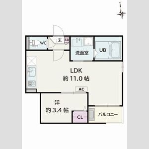 【間取り】 | Jack sambanⅣ