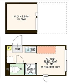 ハーモニーテラス新桜台の間取り