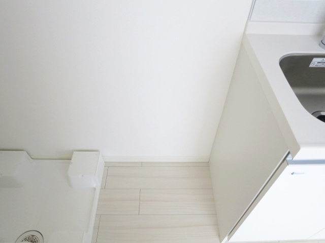 GRANT HOMES 北赤羽のキッチン|冷蔵庫置場です