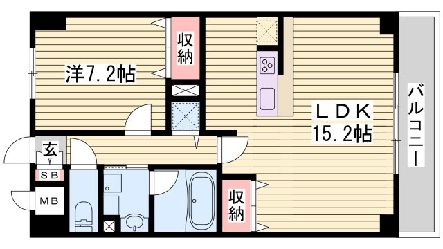 パレーブランシェの間取り